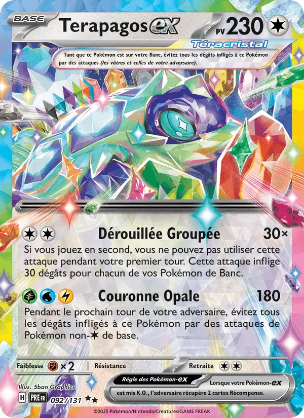 Terapagos-ex · Évolutions Prismatiques 092/131