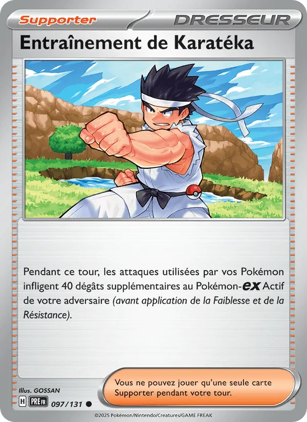 Entraînement de Karatéka · Évolutions Prismatiques 097/131