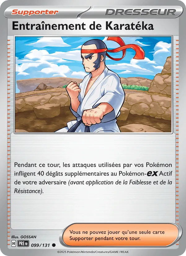 Entraînement de Karatéka · Évolutions Prismatiques 099/131