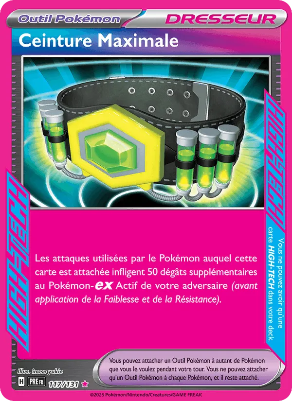 Ceinture Maximale · Évolutions Prismatiques 117/131