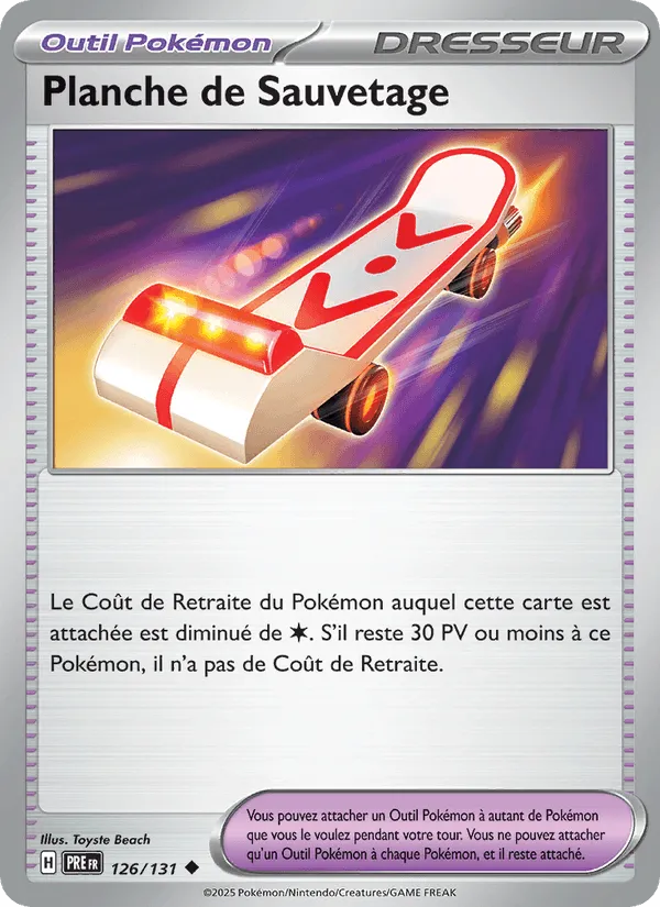 Planche de Sauvetage · Évolutions Prismatiques 126/131