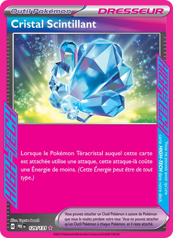 Cristal Scintillant · Évolutions Prismatiques 129/131