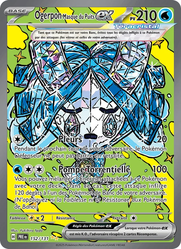Ogerpon Masque du Puits-ex · Évolutions Prismatiques 152/131