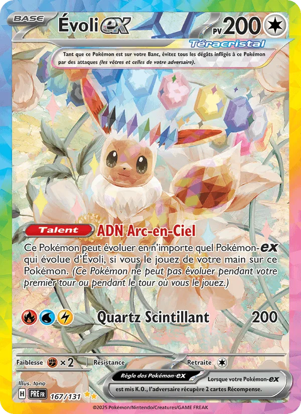 Évoli-ex · Évolutions Prismatiques 167/131