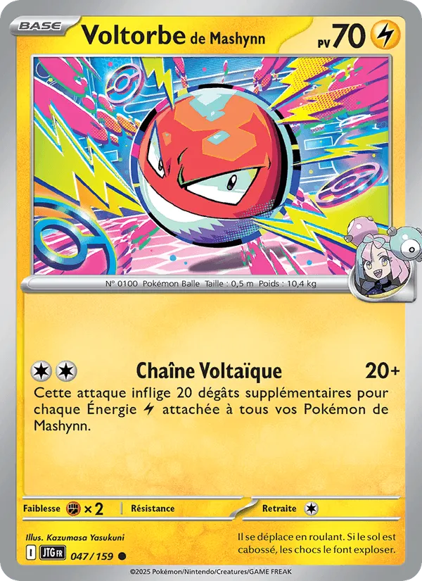 Voltorbe de Mashynn · Aventures Ensemble 047/159
