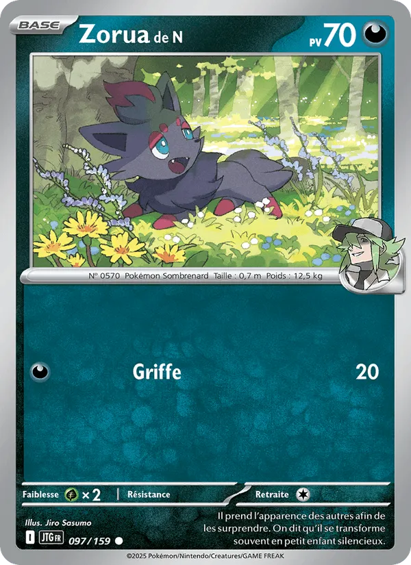 Zorua de N · Aventures Ensemble 097/159