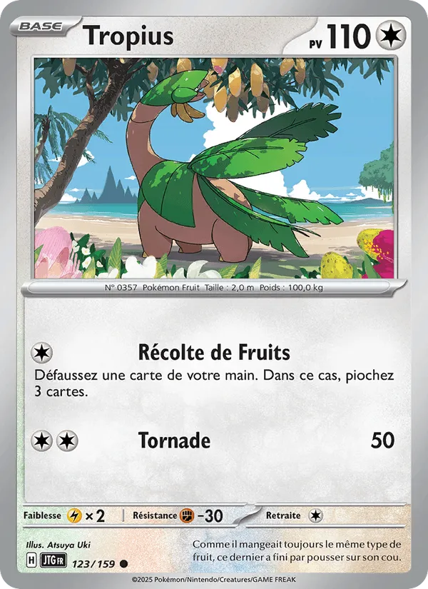 Tropius · Aventures Ensemble 123/159