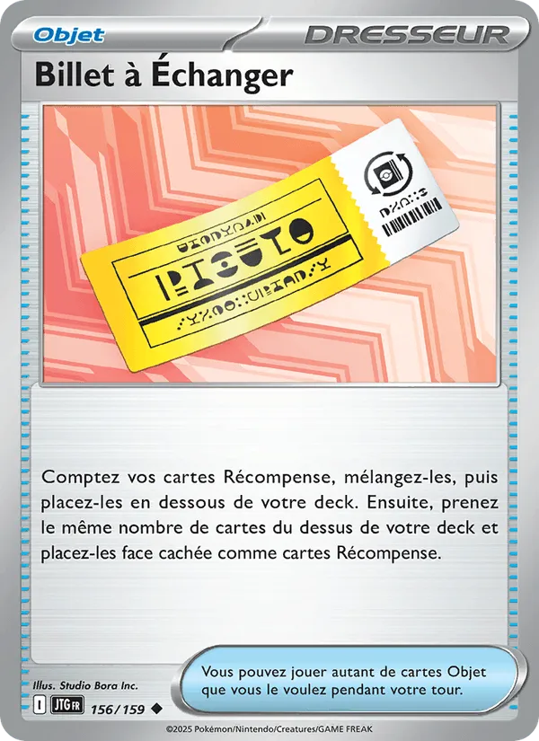 Billet à Échanger · Aventures Ensemble 156/159