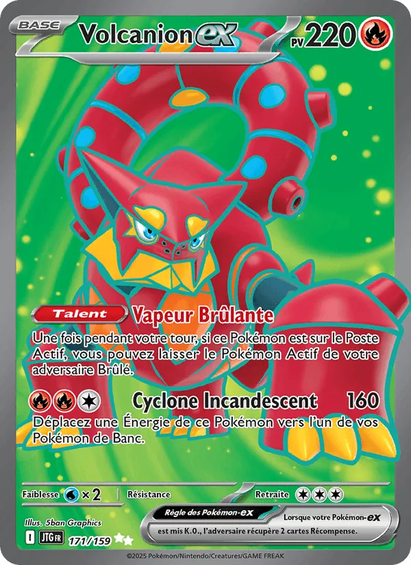 Volcanion-ex · Aventures Ensemble 171/159