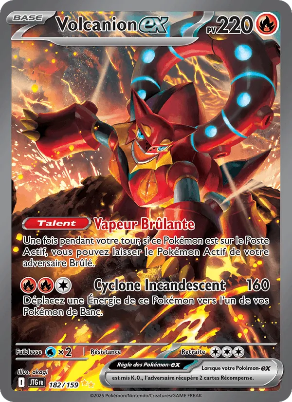 Volcanion-ex · Aventures Ensemble 182/159