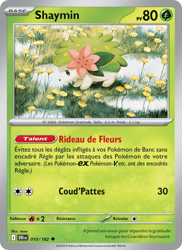Shaymin · Rivalités Destinées 010/182