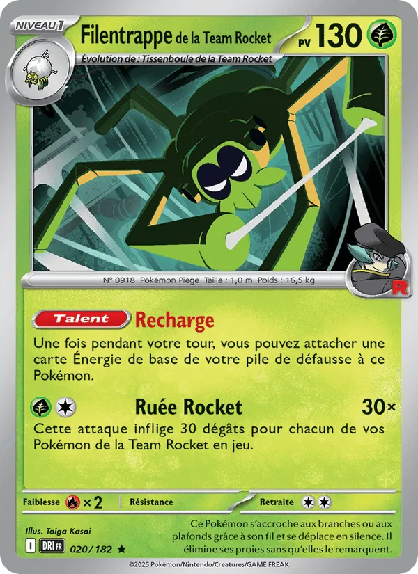 Filentrappe de la Team Rocket · Rivalités Destinées 020/182