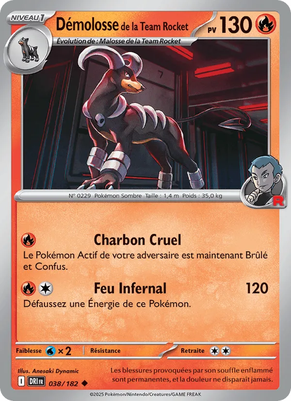 Démolosse de la Team Rocket · Rivalités Destinées 038/182
