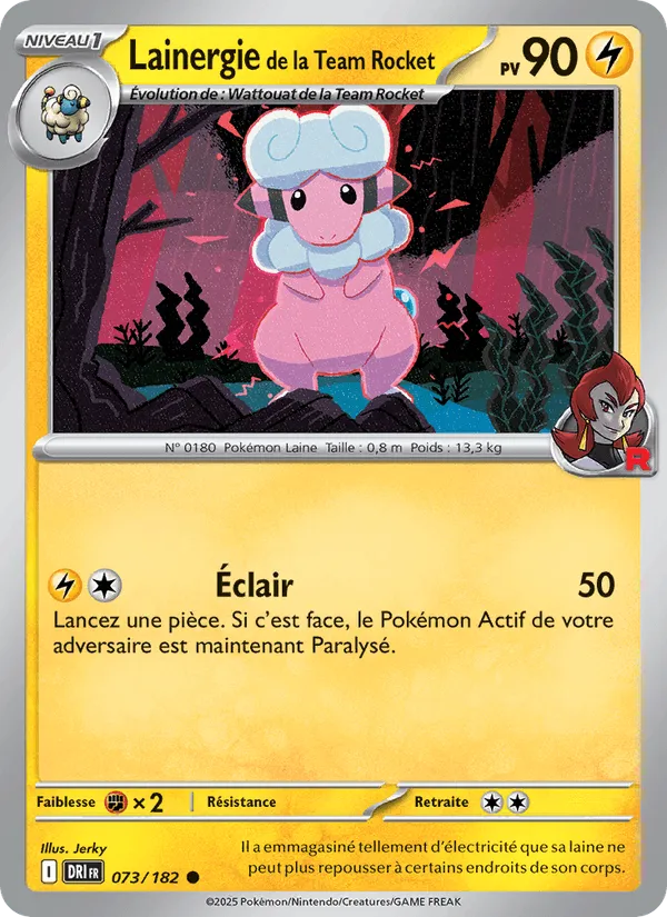 Lainergie de la Team Rocket · Rivalités Destinées 073/182
