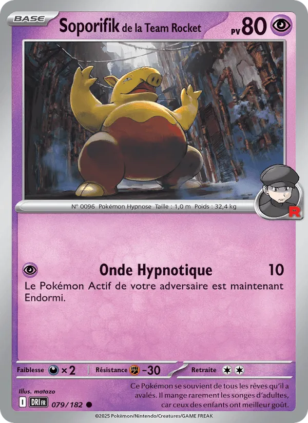 Soporifik de la Team Rocket · Rivalités Destinées 079/182
