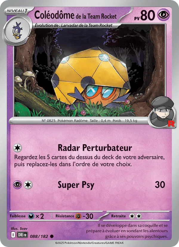 Coléodôme de la Team Rocket · Rivalités Destinées 088/182