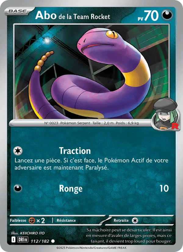 Abo de la Team Rocket · Rivalités Destinées 112/182