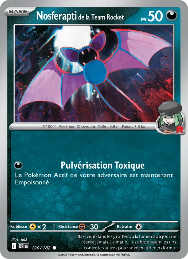 Nosferapti de la Team Rocket · Rivalités Destinées 120/182