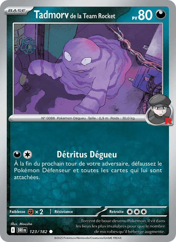 Tadmorv de la Team Rocket · Rivalités Destinées 123/182