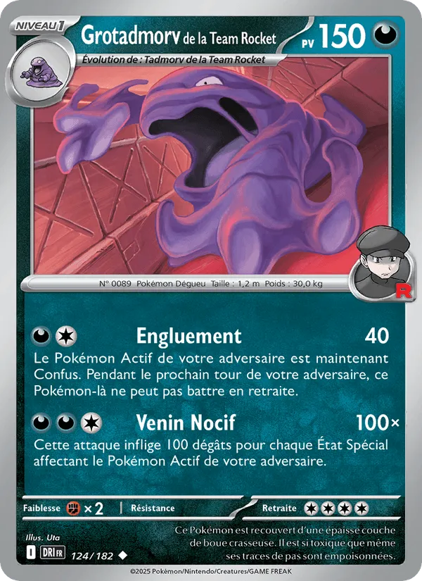 Grotadmorv de la Team Rocket · Rivalités Destinées 124/182