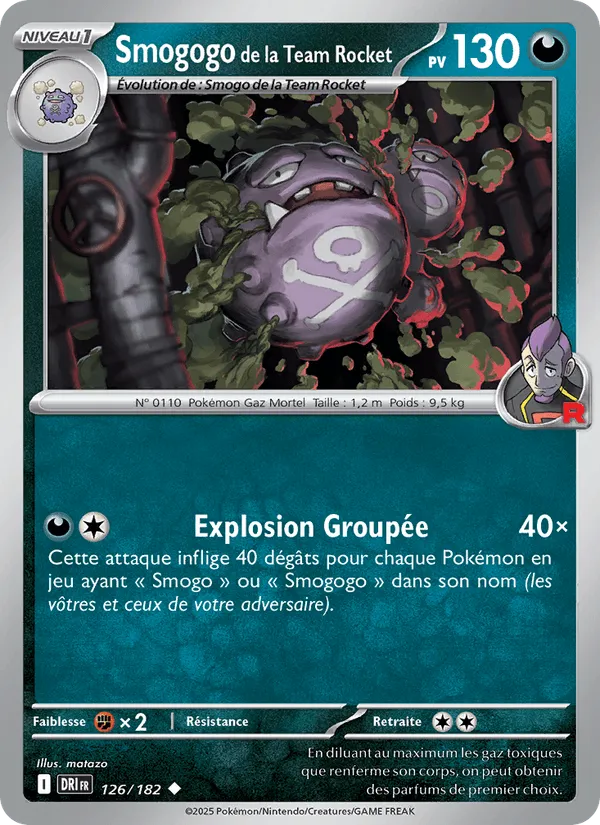 Smogogo de la Team Rocket · Rivalités Destinées 126/182