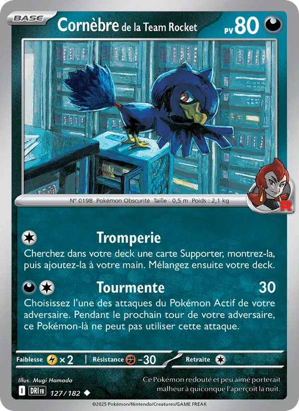 Cornèbre de la Team Rocket · Rivalités Destinées 127/182