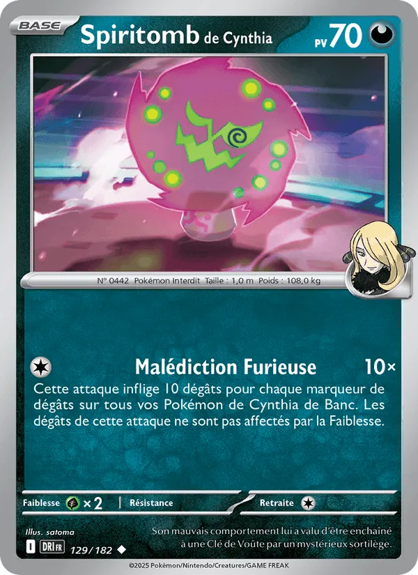 Spiritomb de Cynthia · Rivalités Destinées 129/182