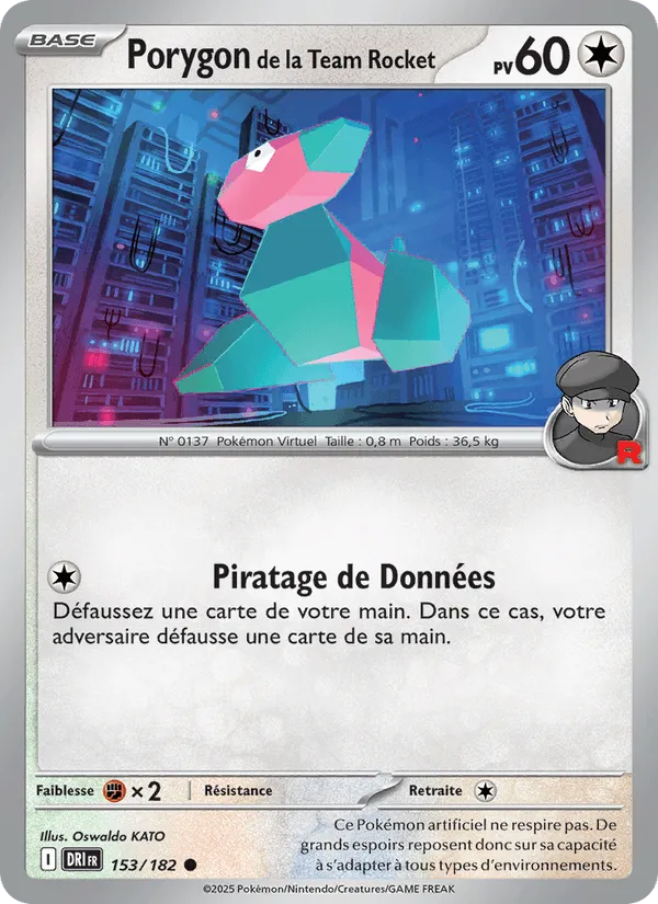 Porygon de la Team Rocket · Rivalités Destinées 153/182