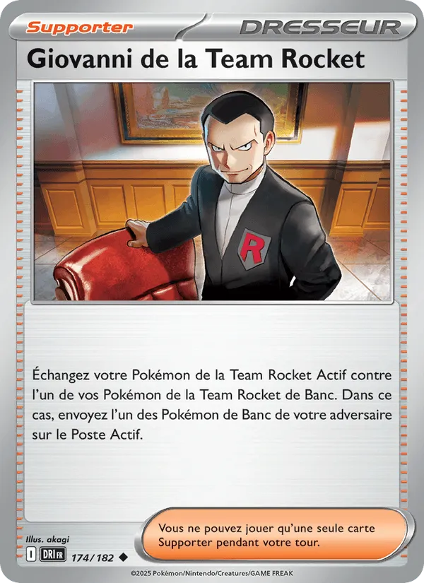 Giovanni de la Team Rocket · Rivalités Destinées 174/182