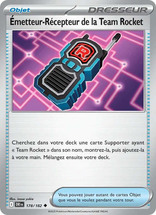 Émetteur-Récepteur de la Team Rocket · Rivalités Destinées 178/182
