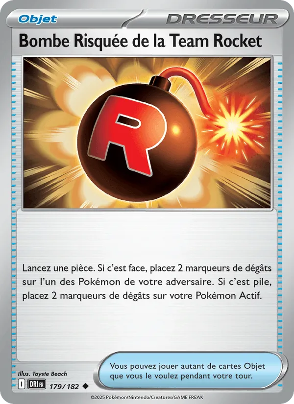 Bombe Risquée de la Team Rocket · Rivalités Destinées 179/182