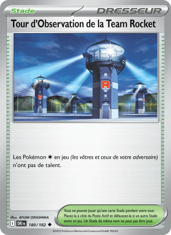 Tour d'Observation de la Team Rocket · Rivalités Destinées 180/182