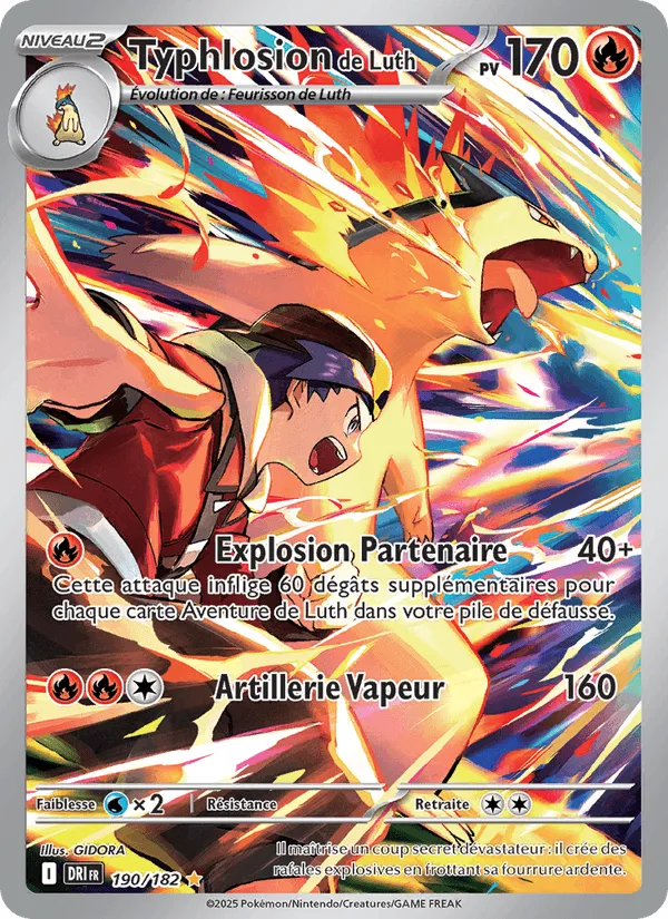 Typhlosion de Luth · Rivalités Destinées 190/182