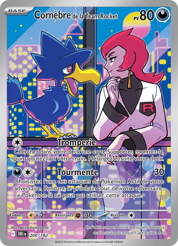 Cornèbre de la Team Rocket · Rivalités Destinées 200/182