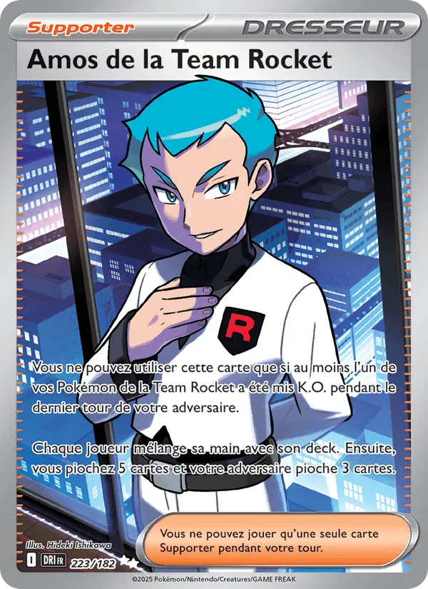 Amos de la Team Rocket · Rivalités Destinées 223/182