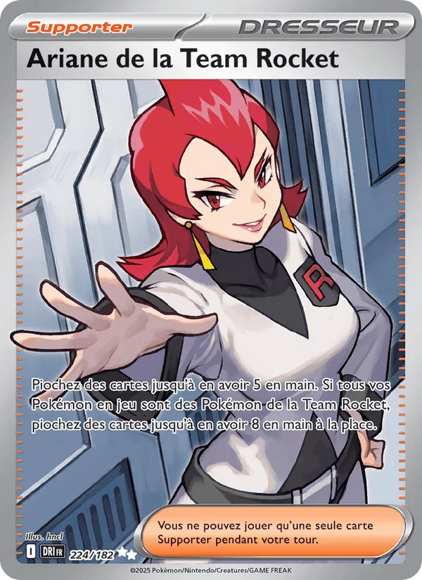Ariane de la Team Rocket · Rivalités Destinées 224/182