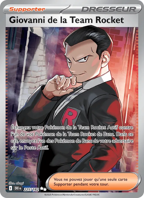 Giovanni de la Team Rocket · Rivalités Destinées 225/182