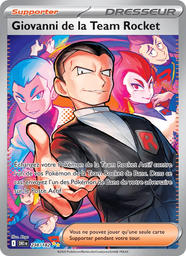 Giovanni de la Team Rocket · Rivalités Destinées 238/182
