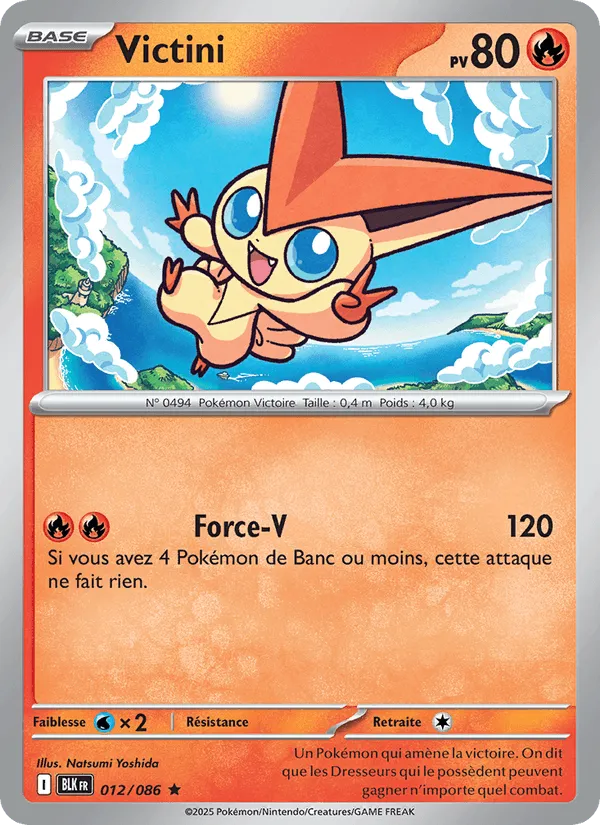 Victini · Foudre Noire 012/86
