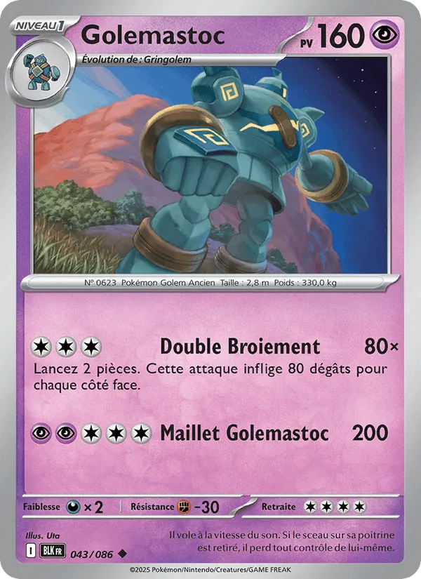 Golemastoc · Foudre Noire 043/86