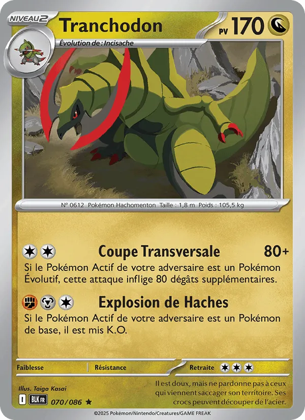 Tranchodon · Foudre Noire 070/86