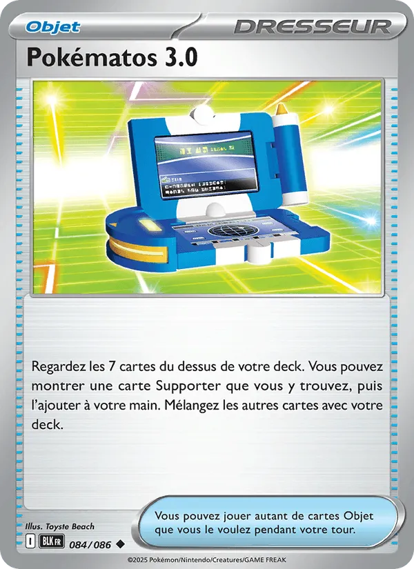 Pokématos 3.0 · Foudre Noire 084/86