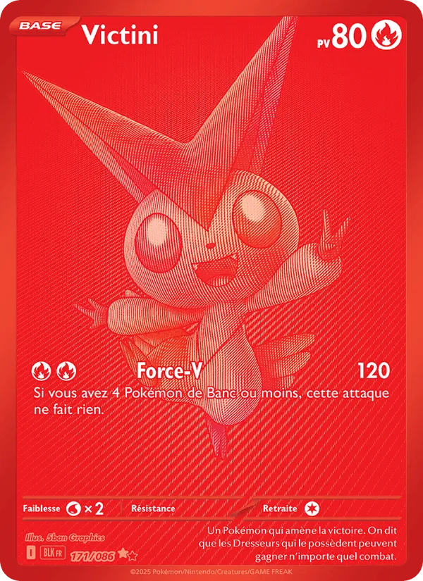 Victini · Foudre Noire 171/86
