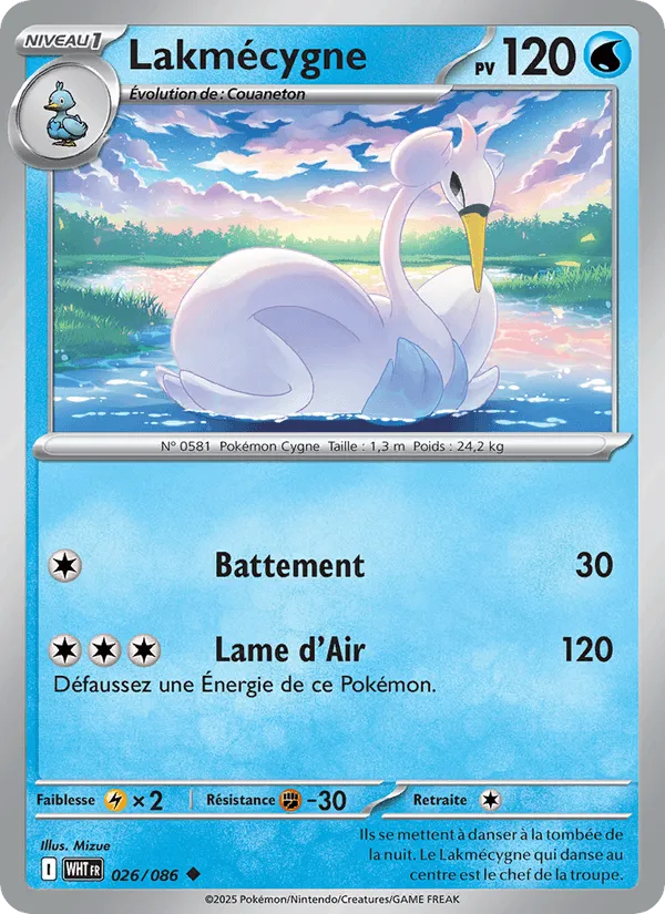 Lakmécygne · Flamme Blanche 026/86