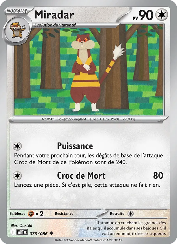 Miradar · Flamme Blanche 073/86