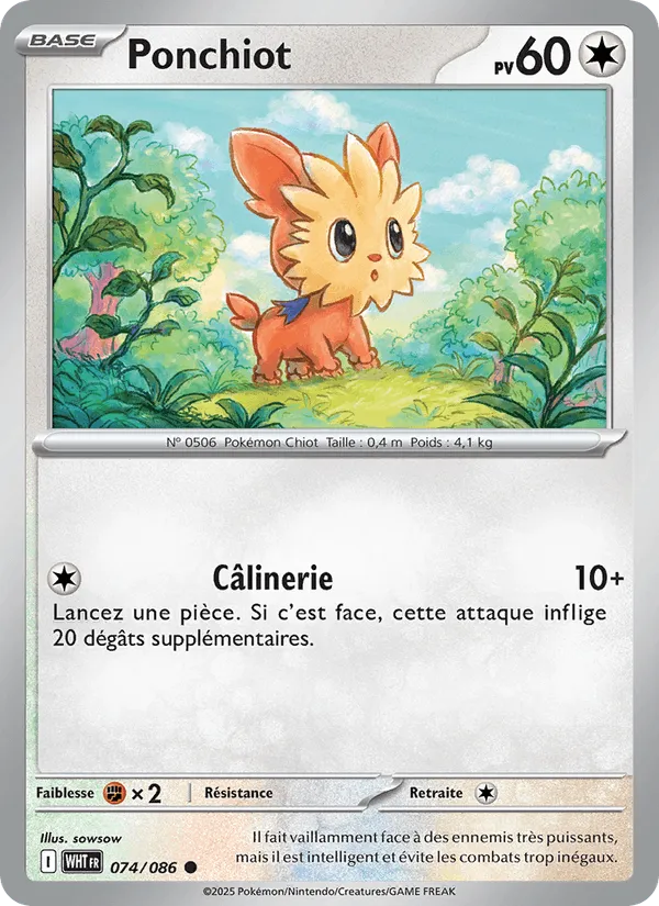 Ponchiot · Flamme Blanche 074/86