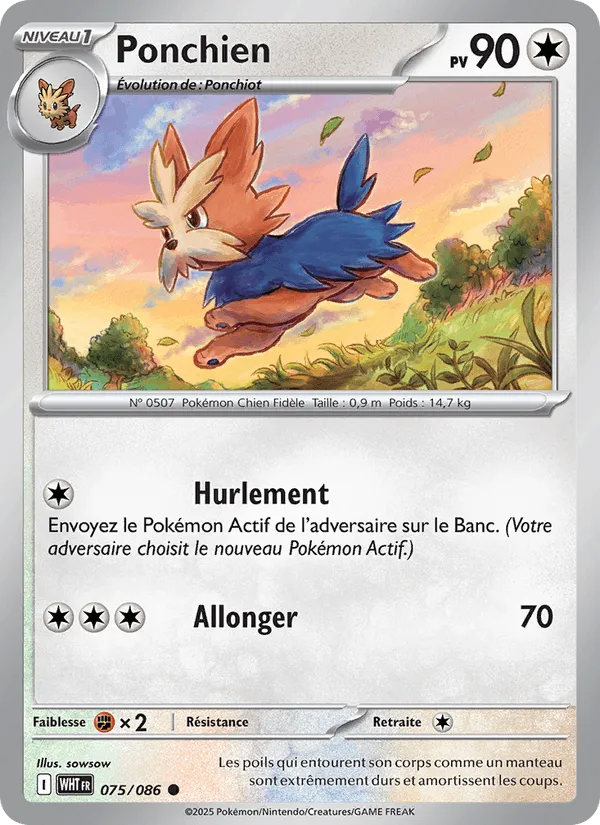 Ponchien · Flamme Blanche 075/86