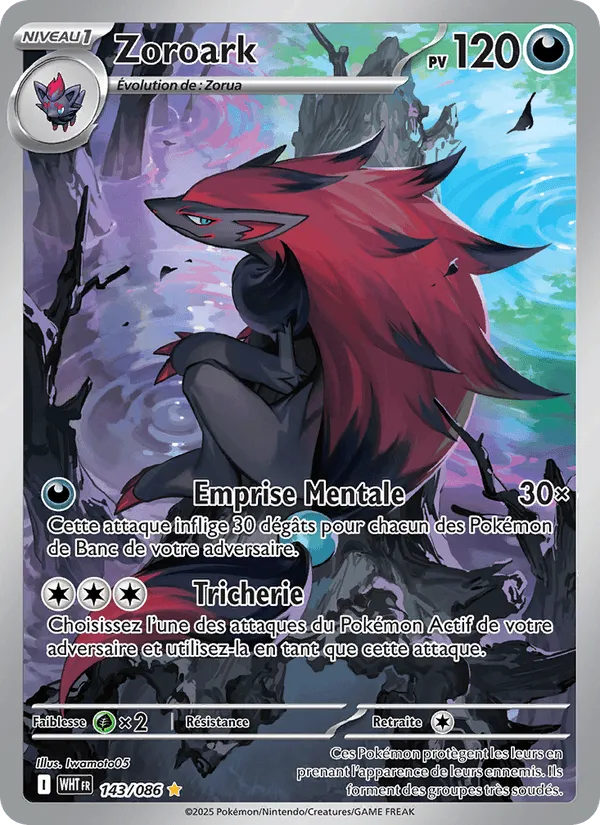 Zoroark · Flamme Blanche 143/86