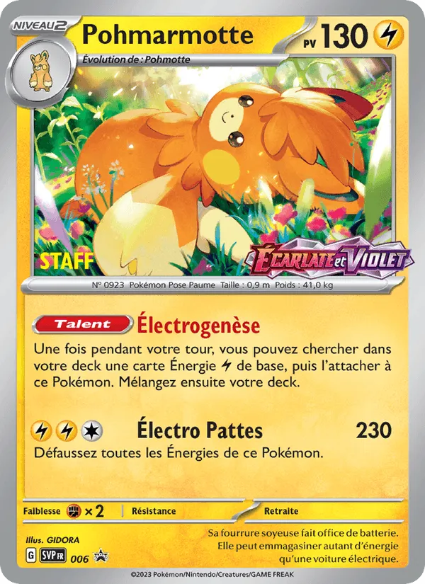 Pohmarmotte · SVP Black Star Promos 006/225