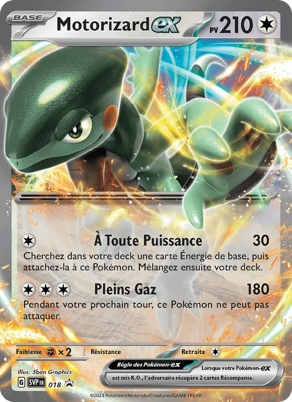 Motorizard-ex · SVP Black Star Promos 018/225
